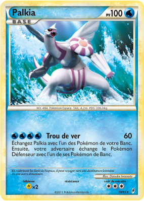 Carte Pokémon Palkia 19/95 Holographique L'Appel des Légendes