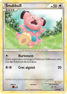 Carte Pokémon Snubbull 71/95 Commune L'Appel des Légendes