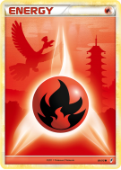 Carte Pokémon Énergie Feu 89/95 Commune L'Appel des Légendes
