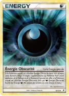 Carte Pokémon Énergie Obscurité 86/90 Peu commune L'Appel des Légendes