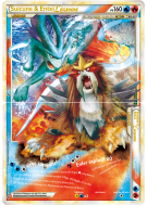 Carte Pokémon Suicune & Entei LÉGENDE 94-95/95 LÉGENDE Déchaînement