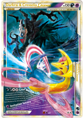 Carte Pokémon Darkrai & Cresselia LÉGENDE 99-100/102 LÉGENDE Triomphe