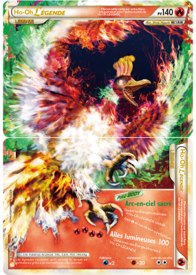 Carte Pokémon Ho-Oh LÉGENDE 111-112/123 LÉGENDE HeartGold & SoulSilver (JCC)