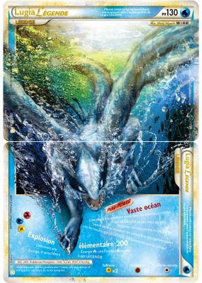 Carte Pokémon Lugia LÉGENDE 113-114/123 LÉGENDE HeartGold & SoulSilver (JCC)
