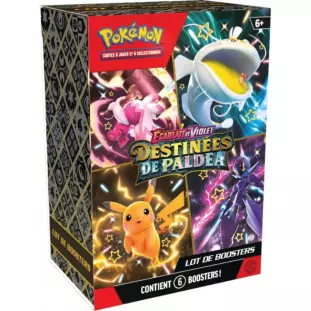 Booster et protège-cartes Pokémon Écarlate et Violet Évolutions à Paldea