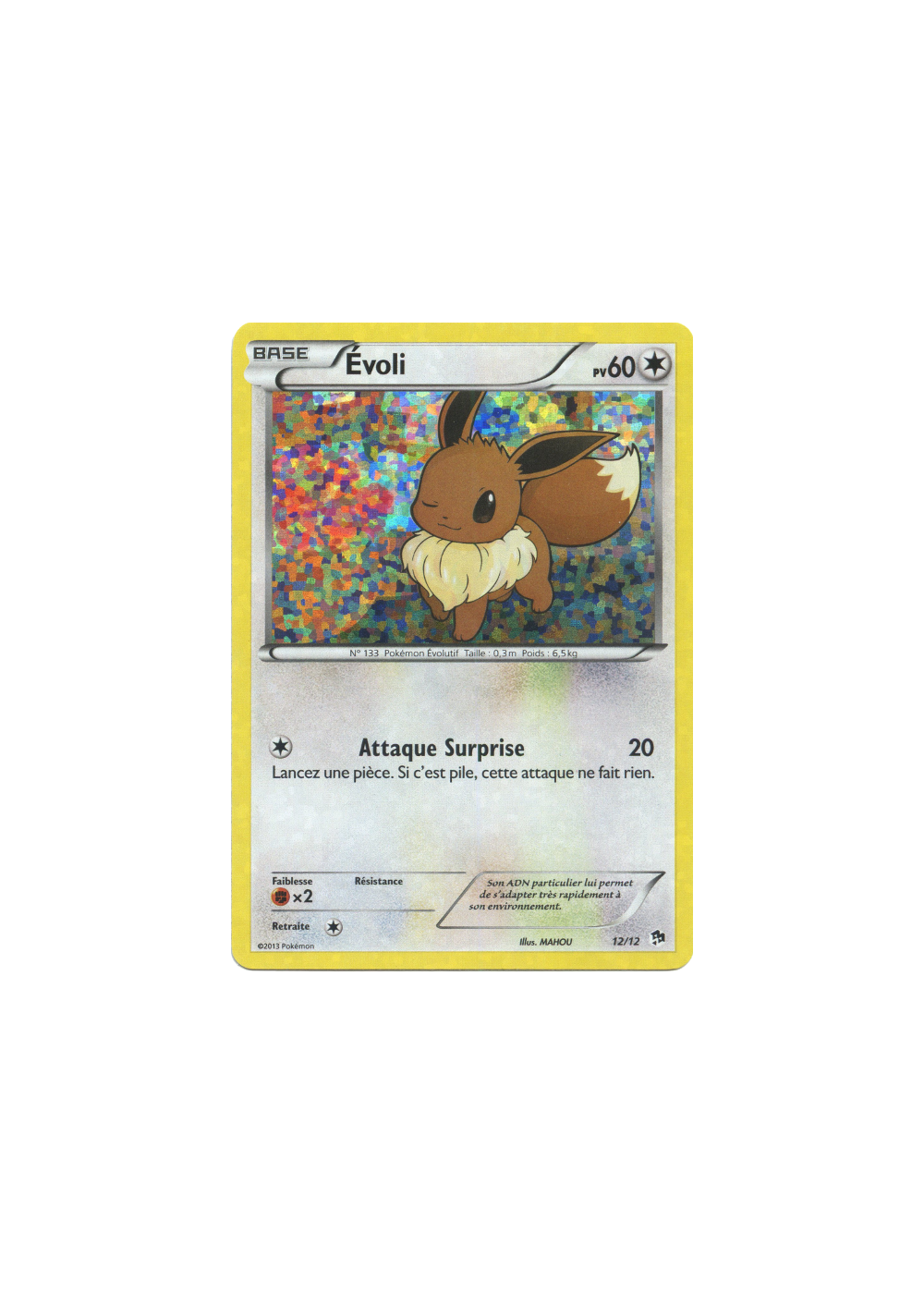 mcdonald's pokemon cards 2013 Carte Pokémon Évoli 12/12 Promo Collection Age Group Top 10 2013 Mcdonalds Pokemon