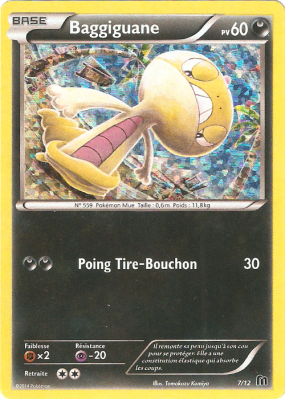 Carte Pokémon Baggiguane 7/12 Promo Collection McDonald's 2016