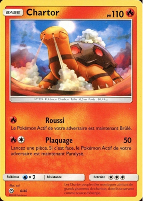 Carte Pokémon Chartor 6/40 Promo Collection McDonald's 2018 (France)