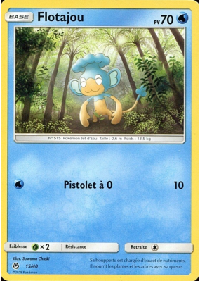 Carte Pokémon Flotajou 15/40 Promo Collection McDonald's 2018 (France)