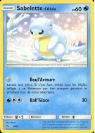 Carte Pokémon Sabelette d'Alola 8/40 Promo Collection McDonald's 2018 (France)