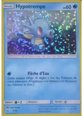 Carte Pokémon Hypotrempe 3/12 Promo Collection McDonald's 2018 (International)