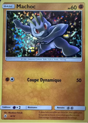 Carte Pokémon Machoc 6/12 Promo Collection McDonald's 2018 (International)