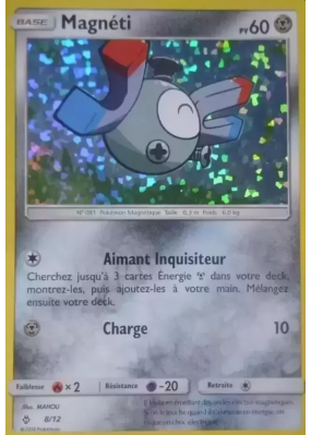 Carte Pokémon Magnéti 8/12 Promo Collection McDonald's 2018 (International)