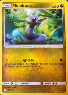 Carte Pokémon Minidraco 36/40 Promo Collection McDonald's 2019 (France)
