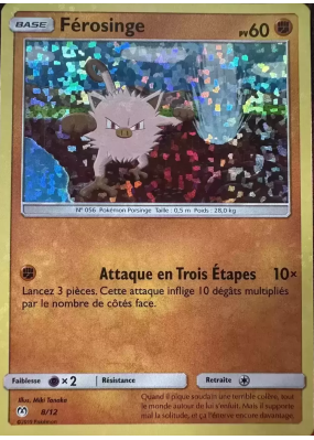 Carte Pokémon Férosinge 8/12 Promo Collection McDonald's 2019 (International)