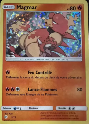 Carte Pokémon Magmar 3/12 Promo Collection McDonald's 2019 (International)