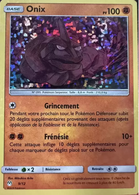 Carte Pokémon Onix 9/12 Promo Collection McDonald's 2019 (International)