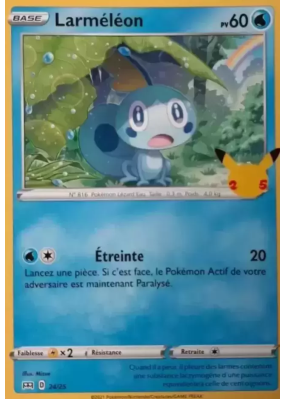 Carte Pokémon Larméléon 24/25 Promo Collection McDonald's 2021