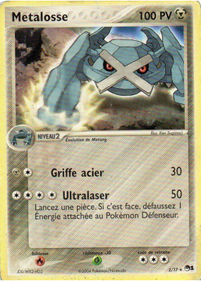 Carte Pokémon Metalosse 2/17 Promo POP Série 1