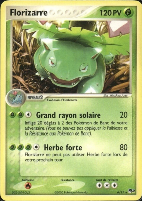 Carte Pokémon Florizarre 6/17 Promo POP Série 2