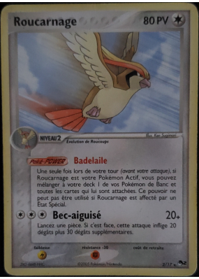 Carte Pokémon Roucarnage 2/17 Promo POP Série 2