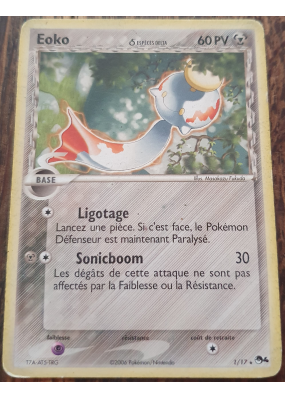 Carte Pokémon Eoko δ 1/17 Promo POP Série 4