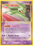 Carte Pokémon Espeon ☆ 16/17 Promo POP Series 5