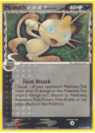Carte Pokémon Meowth δ 11/17 Promo POP Series 5