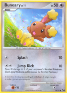 Carte Pokémon Buneary 12/17 Promo POP Series 6
