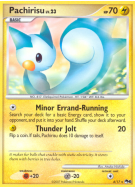 Carte Pokémon Pachirisu 4/17 Promo POP Series 6