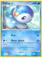 Carte Pokémon Piplup 15/17 Promo POP Series 6