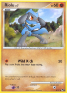 Carte Pokémon Riolu 8/17 Promo POP Series 6
