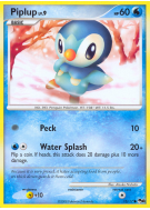 Carte Pokémon Piplup 15/17 Promo POP Series 8