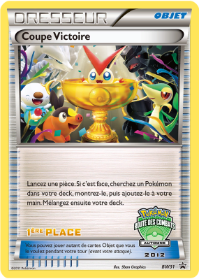 Carte Pokémon Coupe Victoire BW31 Promo BW