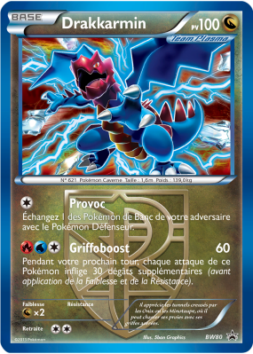 Carte Pokémon Drakkarmin BW80 Promo BW