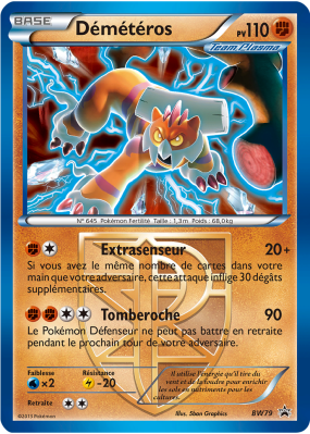 Carte Pokémon Démétéros BW79 Promo BW
