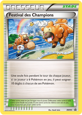 Carte Pokémon Festival des Champions BW95 Promo BW