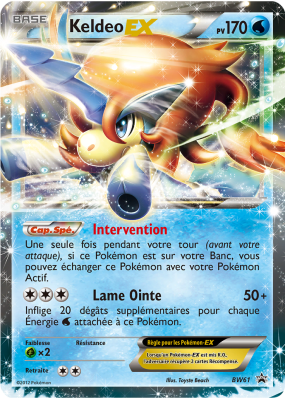 Carte Pokémon Keldeo-EX BW61 Promo BW