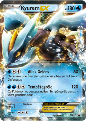 Carte Pokémon Kyurem-EX BW37 Promo BW