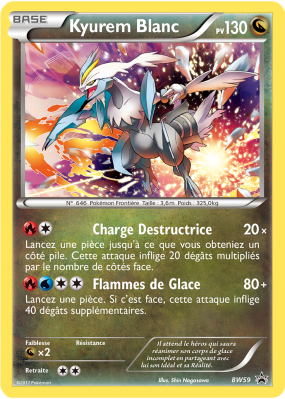 Carte Pokémon Kyurem Blanc BW59 Promo BW