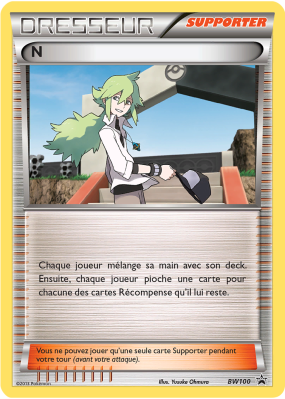 Carte Pokémon N BW100 Promo BW