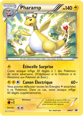 Carte Pokémon Pharamp BW67 Promo BW