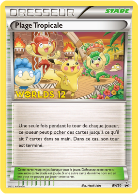 Carte Pokémon Plage Tropicale BW50 Promo BW