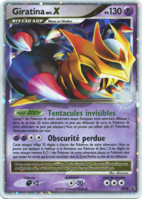 Carte Pokémon Giratina NIV.X DP38 Promo DP