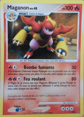Carte Pokémon Maganon DP20 Promo DP