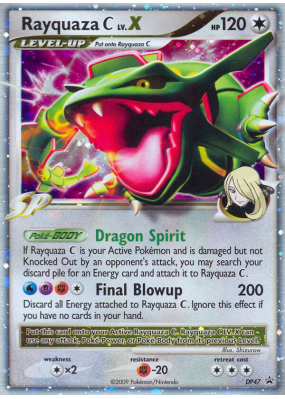 Carte Pokémon Rayquaza C LV.X DP47 Promo DP