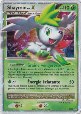 Carte Pokémon Shaymin NIV.X DP39 Promo DP