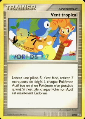 Carte Pokémon Vent tropical DP05 Promo DP