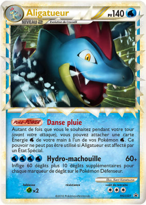 Carte Pokémon Aligatueur HGSS07 Promo HGSS