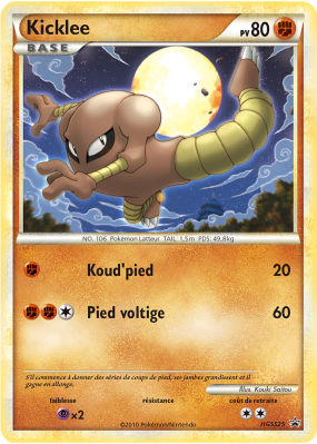 Carte Pokémon Kicklee HGSS25 Promo HGSS